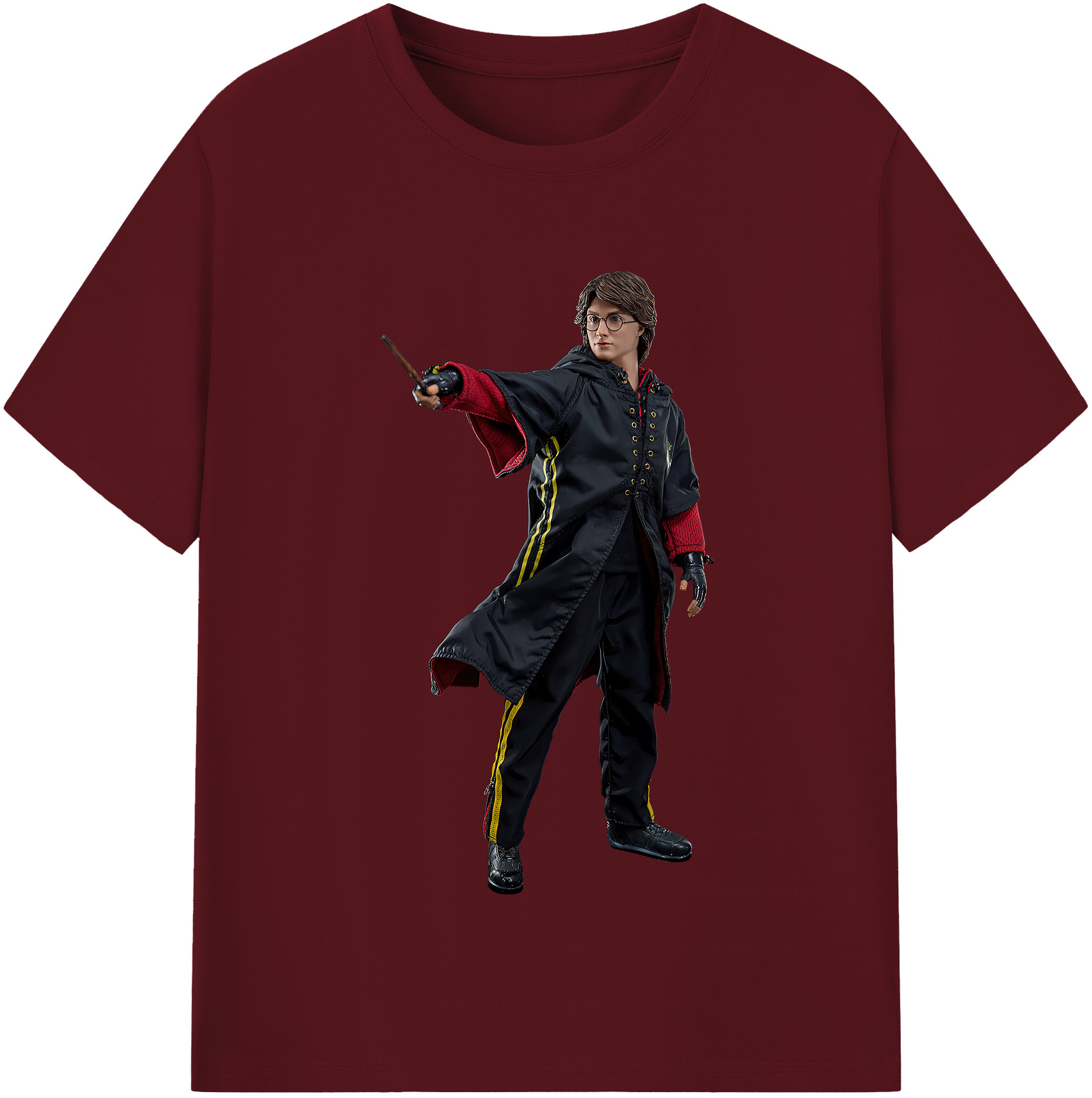 （画像用） Harry Potter ハリー・ポッターシリーズ 綿100％半袖Tシャツ（フロントプリント）